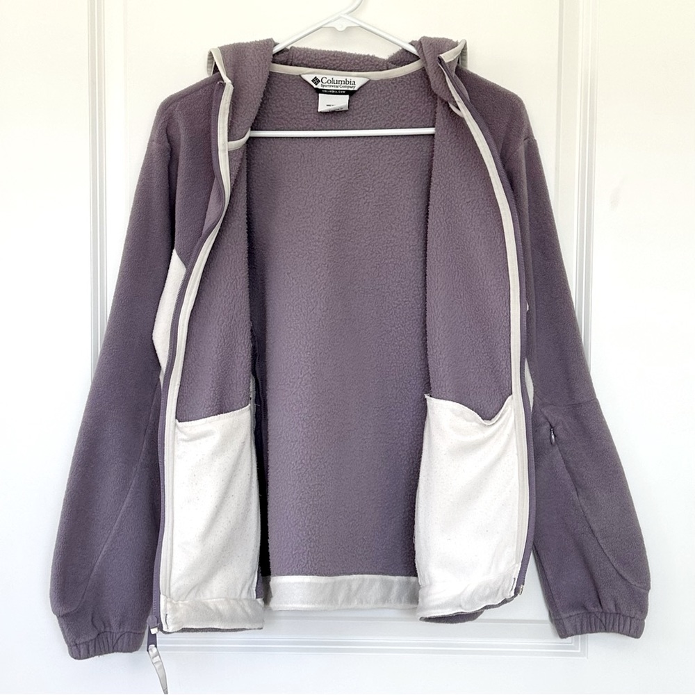 Columbia Hooded Zip Up Fleece Jacket - Picture 2 of 16